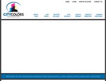 Tablet Screenshot of citycolors.com